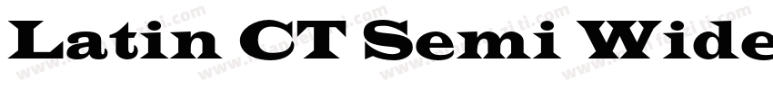 Latin CT Semi Wide Regular字体转换